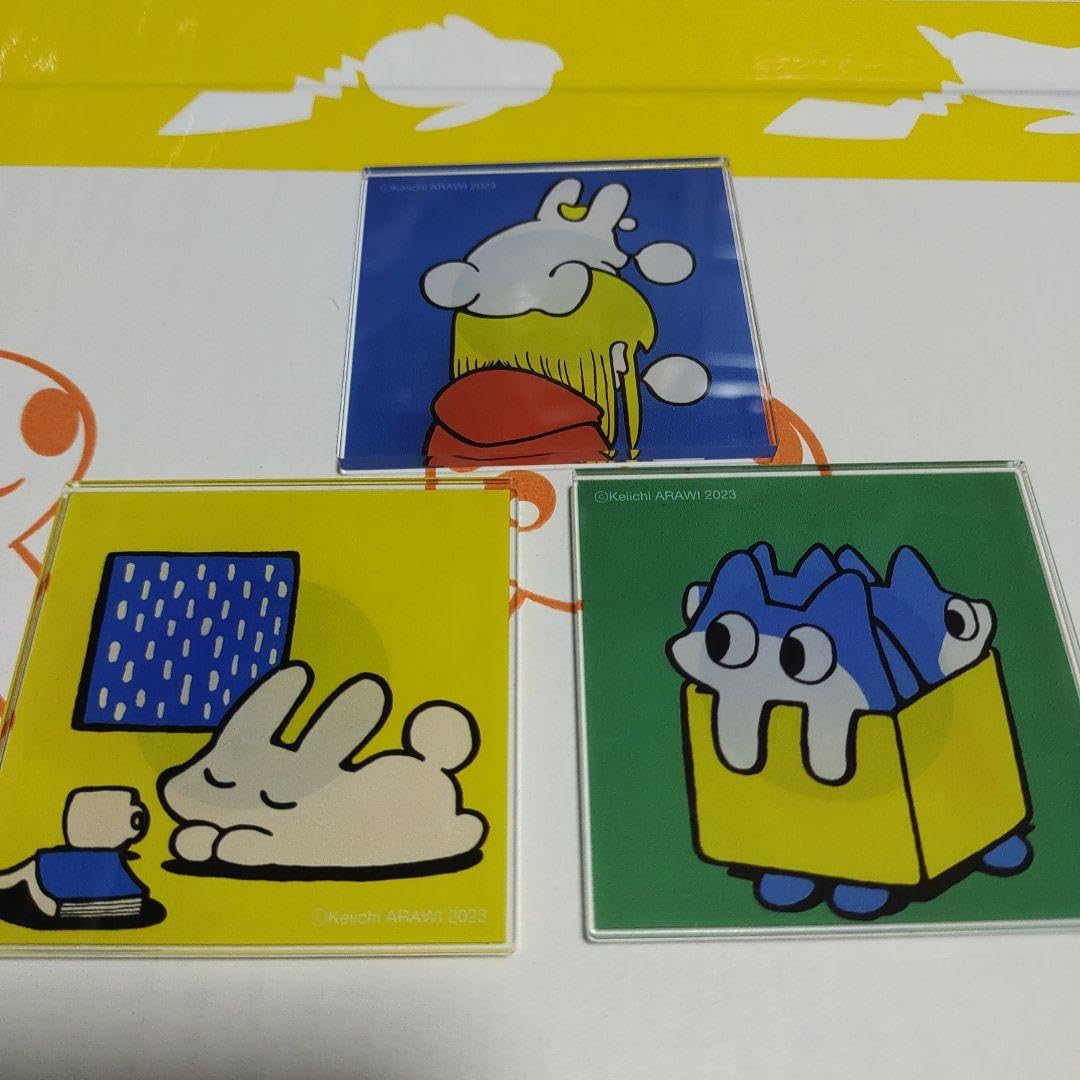 Amazon.co.jp: あらゐけいいち展 キャンバスアートマグネット 3つ